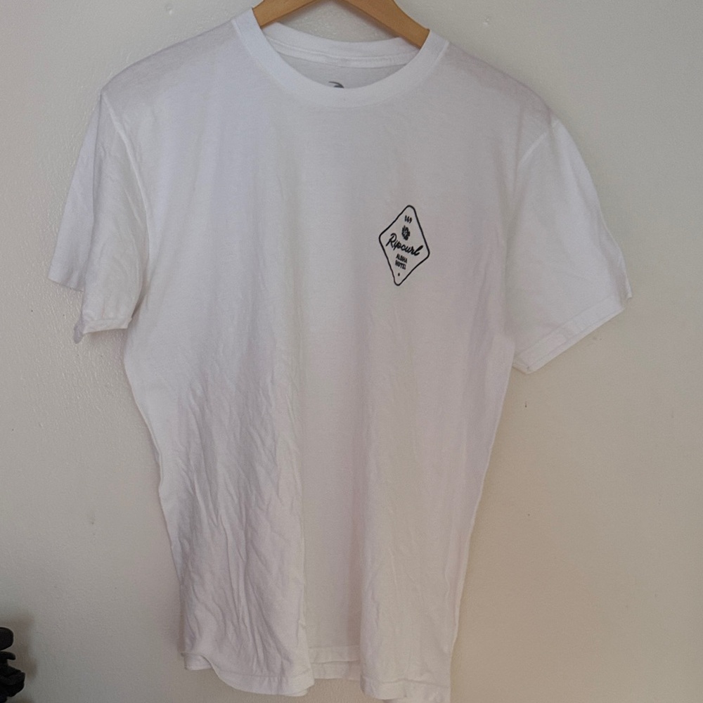3/$25 Rip Curl White Short Sleeve Tee